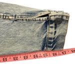 ASHLEY VINTAGE CHARM Trucker Painted Denim Jacket Sz M Acid Wash Cowgirl Biker Blue Size M Photo 12