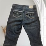 VINTAGE Z. CAVARICCI Jeans Women’s Waist 32 Blue Crop Capri Denim Size 8 Photo 1