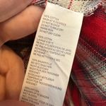 Nasty Gal Red Plaid Flannel Off-Shoulder Oversized Shirt Dress Size Small S Photo 10