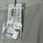 Gucci 2006 Light Gray Wool & Silk Blend Wide Leg Pants NWT in Size 4 Photo 6