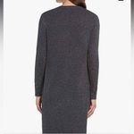 matty m  Gray Ribbed Knit Open Front Duster Sweater M Photo 3