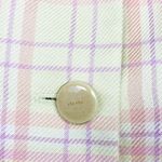 Escada Pink Yellow Pastel Silk Blend Plaid Blazer Sz 40 Photo 2
