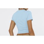 3~Trendy Queen Women's Basic T Shirts Short Sleeve Tops, Slim Fit Workout ~ Med. Green Photo 4