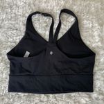 CRZ Yoga  Buttery Black Sports Bra Y Back Classic Sz Medium Photo 1