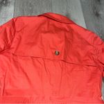 Loft Coral Cotton Trench Coat XXSP Photo 6