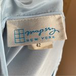 Vintage Womens Peony Light Blue Blouse Size 42 Large Photo 10