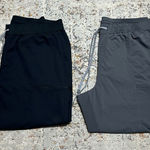 Fabletics  jogger scrub pants bundle of 2 pair size 3X gray black Photo 0