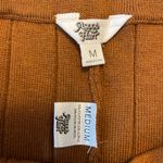 ASCOT + HART Josie Rib Knit Wide Leg Crop Sweater Pant Size M Orange Size M Photo 8