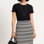 Ann Taylor Woven Stripe Pencil Skirt Photo 0