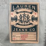 Ralph Lauren NWT Lauren Jeans Classic Mid Calf Chino Jeans in Khaki Size 12 Reg Photo 6