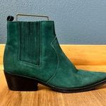 Calvin Klein Barbara Green Suede Western Booties size 9 Photo 0