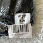 Glam  Women’s black one shoulder cropped top size Large Photo 2