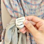 Line and Dot  Tie Dye Open Back Romper Size L NWT Photo 9