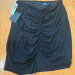 Talula Aritzia  Ruched Black Skirt – Size M – NWT ✨ Photo 0
