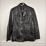 Avanti  New York Black Genuine Leather Buttery Soft Jacket Large Punk Grunge Rock Photo 1