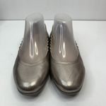 ECCO Size 8 Ballet Flat Shoes Incise Enchant Metallic Bronze Leather Ballerina Gold Photo 2