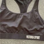 Victoria's Secret  Black Sports Bra Moisture-Wicking Racerback Photo 2