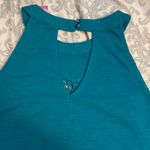 No Boundaries  Turquoise w/ Accent Halter Tank Top Photo 4