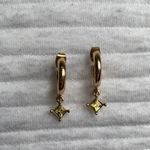 Urban Outfitters Stone Mini Gold Hoops Photo 0