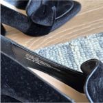 Bella Vita  Women's Black Velvet Heels with Bow Photo 11