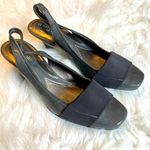 Naturalizer N5 Comfort Slingback Low Heels Shoes Gray Size 6M Photo 0