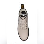 Dr. Martens Dr. Martins L8 /M7 ZavalaTaupe Gray Lace Up Combat Boot Punk Chunky Leather Photo 3