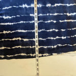 Athleta Santorini Thera Print Dress Tie Dye Blue Stripe Navy Blue Plus Size 2X Photo 7