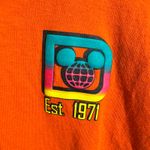 Disney Mickey Mouse Halloween Spirit Jersey Adults XS Walt World Orange 2023 Top Photo 7