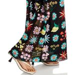 STAUD Rina Floral Maxi Dress Black Mesh Embroidered Sheer Overlay Size Small Photo 9