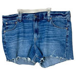 Gap  Low Rise‎ Stride Jean Shorts Size 34/18 Photo 0