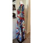 Hutch Maxine A-Line V-neck Maxi Multi Colored Floral pattern Dress Size 6 Photo 4