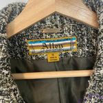 ABS Allen Schwartz Allen Schwartz Green Black Tweed Blazer Size 10 Photo 9