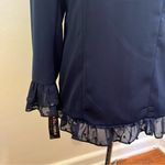 La Femme Formal Jacket Navy Blue Sequins Photo 13