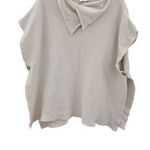 Belle France Made In Italy Soft Knit Batwing Ribbed Poncho Size L/XL Sweater Photo 8