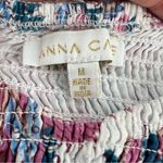 Anna Kate smocked puff sleeve floral print midi dress Size M Photo 2