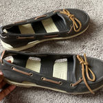 Crocs  Brown/Cream Beach Line Boat Shoes SIZE 7 Photo 0