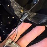 Zaful  dress medium velvet gold star print Black Starry NEW stretch polyester Photo 3