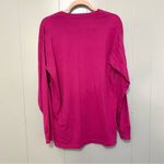PINK - Victoria's Secret  Pink Magenta No Bad Vibes Graphic Crewneck Preppy Top M Photo 5
