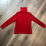 Dress Barn Vintage 90s  Long Sleeve Turtle Neck Red Size Large Photo 2