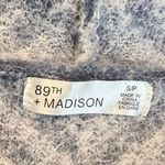 89th and Madison Open Front Long Cardigan Women’s Size Small Chevron Fuzzy Pockets Photo 7