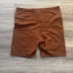 Nike  Women's Brown High rise Bike Shorts Large Photo 3