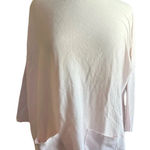 Lilly Pulitzer Elba Sweater XS Poncho Pullover Tassels Boho Pale Pink Oversized Photo 0