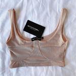 Pretty Little Thing nude mesh tank Photo 0