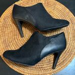 dexflex comfort Dex flex Black Leather Shoes ankle boots heels 9W Photo 5