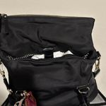 Kate Spade  NY Carmen Black Nylon Convertible Fold Flap Satchel Bag w Crossbody Photo 7