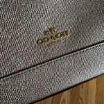 Coach Metallic Gold Leather Mini Sierra Evening Satchel Crossbody Bag F22315 Photo 15