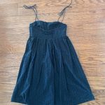 Gap  Eyelet Cotton Spaghetti Strap Square Neck Above Knee Dress Size 10 Lined Photo 9