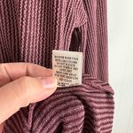 New In Boutique Dark Maroon Ribbed Knit V Photo 3