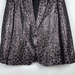 Tanya Taylor Analiese Metallic Leopard Print Blazer Size 8 Photo 4