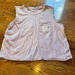 Barre3 pale pink sleeveless cropped athletic t Photo 0